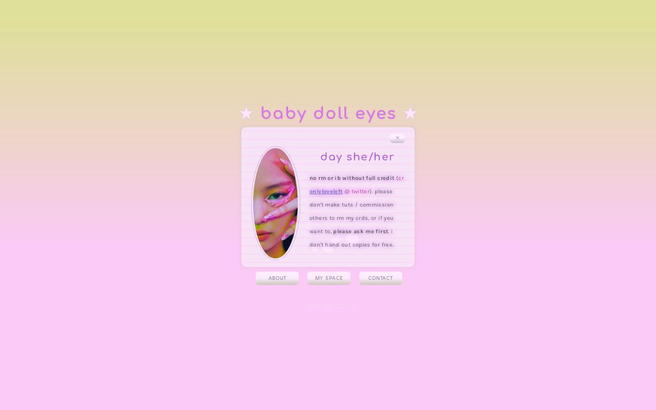 baby doll eyes